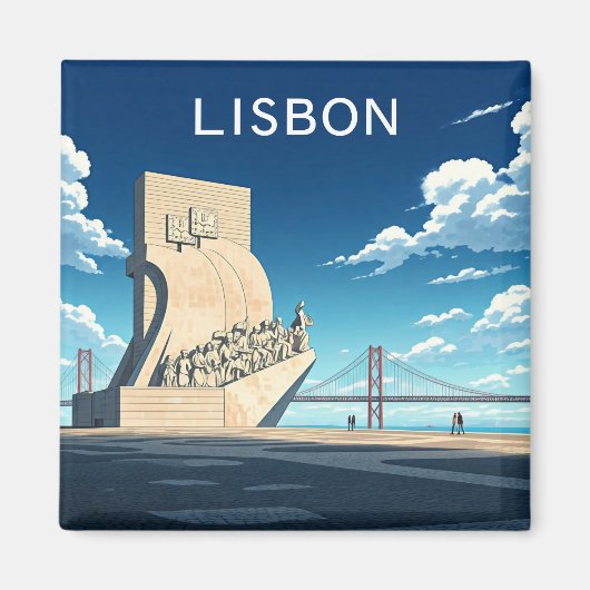 Lissabon-Magnet Magnet (Vorne)
