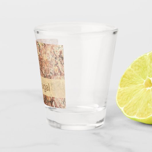 Lissabon-Marmor Schnapsglas (Rechts)