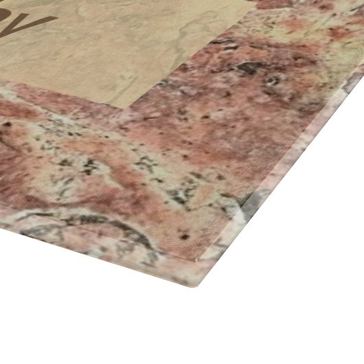 Lissabon-Marmor Schneidebrett (Ecke)