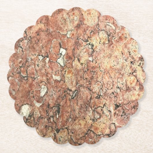 Lissabon-Marmor Untersetzer (Vorderseite)