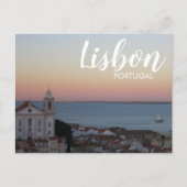 Lissabon Portugal Alfama Sunset Postkarte (Vorderseite)