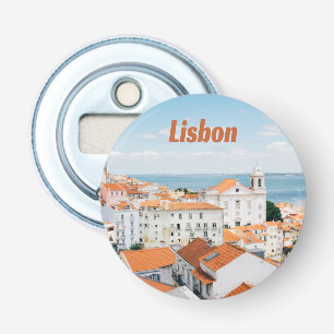 Lissabon Portugal Atlantikküsten Rote Dächer Flaschenöffner