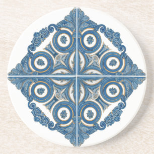 Lissabon Portugal Azulejos Tile Design Getränkeuntersetzer