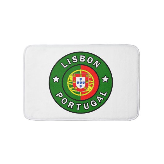 Lissabon Portugal Badematte (Vorderseite)
