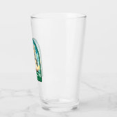 Lissabon Portugal Belem Tower Travel Retro Emblem Glas (Links)