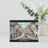 Lissabon Portugal Bica Postkarte (Stehend Vorderseite)