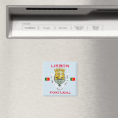 Lissabon Portugal Coat of Arms Magnet (In Situ (Geschirrspüler))