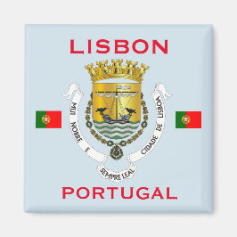 Lissabon Portugal Coat of Arms Magnet