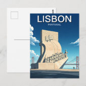 Lissabon - Portugal Denkmal der Entdeckungen Postkarte (Vorne/Hinten)