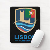 Lissabon Portugal Europa Mousepad (Mit Mouse)