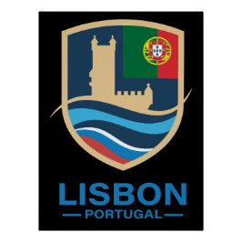 Lissabon Portugal Europa Poster