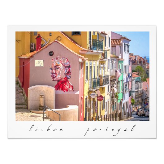 Lissabon, Portugal, farbenfrohe Wandlung, Foto (Vorne)