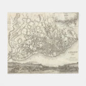 Lissabon, Portugal Fleecedecke (Vorderseite (Horizontal))