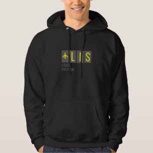 Lissabon - Portugal - Flughafencode Hoodie