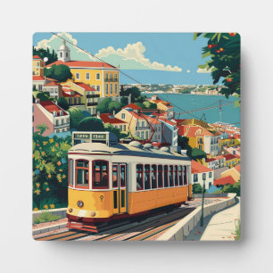 Lissabon Portugal Fotoplatte