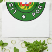 Lissabon Portugal Geschirrtuch (Gefaltet)