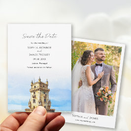Lissabon - Portugal-Hochzeit in Urlaubsort Save The Date