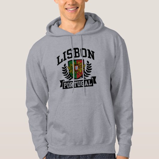 Lissabon Portugal Hoodie (Vorderseite)