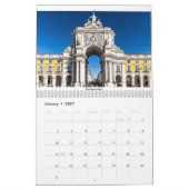 Lissabon, Portugal - Kalender (Jan 2027)