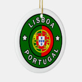 Lissabon Portugal Keramik Ornament (Rechts)