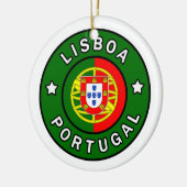 Lissabon Portugal Keramik Ornament (Links)