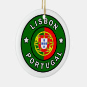 Lissabon Portugal Keramik Ornament (Rechts)