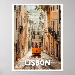 Lissabon Portugal Kunststadt Poster