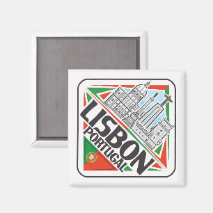 Lissabon Portugal Magnet