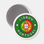 Lissabon Portugal Magnet (Vorderseite/Rückseite)