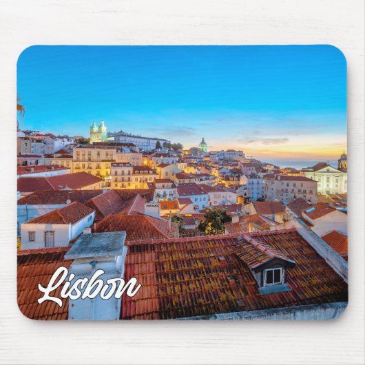 Lissabon, Portugal Mousepad (Vorne)