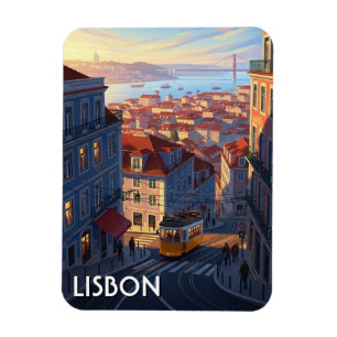 Lissabon Portugal Pantheon Alfama Anime Magnet
