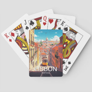 Lissabon Portugal Pantheon Alfama Anime Spielkarten
