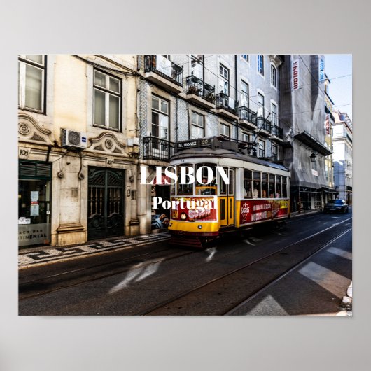 Lissabon, Portugal Poster (Vorne)