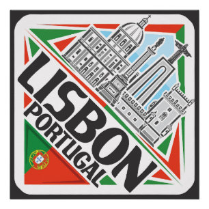 Lissabon Portugal Poster