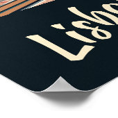 Lissabon Portugal Poster (Ecke)