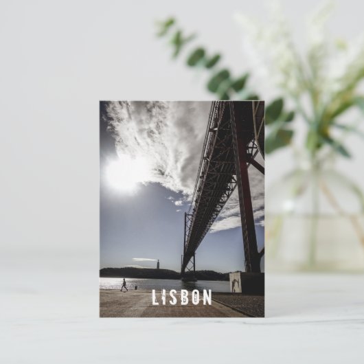 Lissabon, Portugal Postkarte (Stehend Vorderseite)