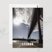 Lissabon, Portugal Postkarte (Vorne/Hinten)
