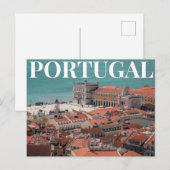 Lissabon, Portugal Postkarte (Vorne/Hinten)