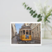 Lissabon Portugal Postkarte (Stehend Vorderseite)
