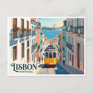 Lissabon Portugal Postkarte
