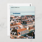 Lissabon, Portugal Postkarte (Vorne/Hinten)