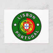 Lissabon Portugal Postkarte (Vorderseite)