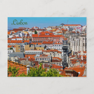 Lissabon, Portugal Postkarte