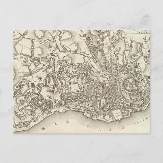 Lissabon, Portugal Postkarte (Vorderseite)