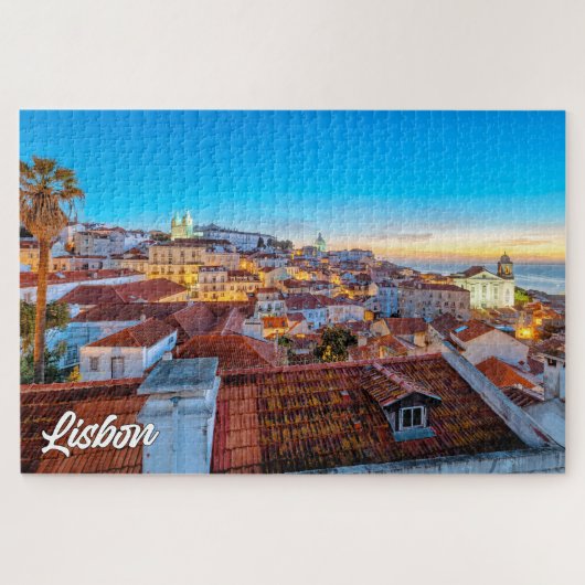Lissabon, Portugal Puzzle (Horizontal)