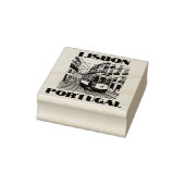 Lissabon Portugal - Reise Gummistempel (Stempel)