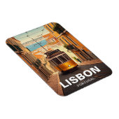 Lissabon Portugal - Reise Magnet (Rechte Seite)