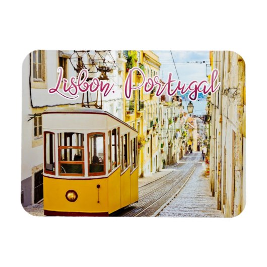 Lissabon, Portugal - Reise Magnet (Horizontal)