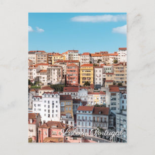 Lissabon Portugal - Reise-Postkarte Einladungspostkarte