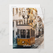 Lissabon Portugal - Reise-Postkarte Einladungspostkarte (Vorne/Hinten)